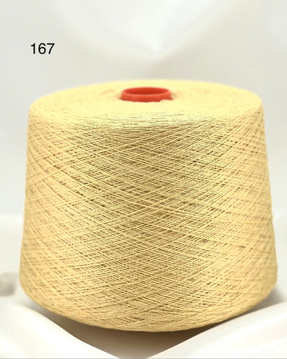 Zegna Baruffa MING 100% Italian bourette silk yarn in Nm 2/3000 extra-fine lace weight for luxury summer knitting at iDOKNiT.