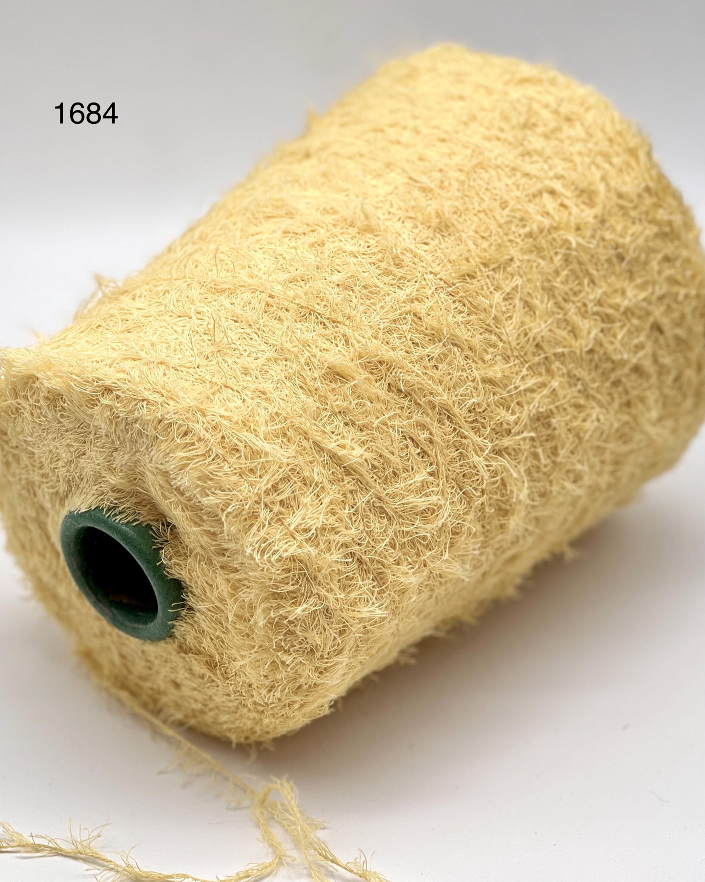 GRASS EYELASH Cotton Yarn, TAGLIATINO, Premium Italian Yarn by G&G Filati, Balls or Cones, Fingering  Weight: 410m/100g (448y/3.52oz)