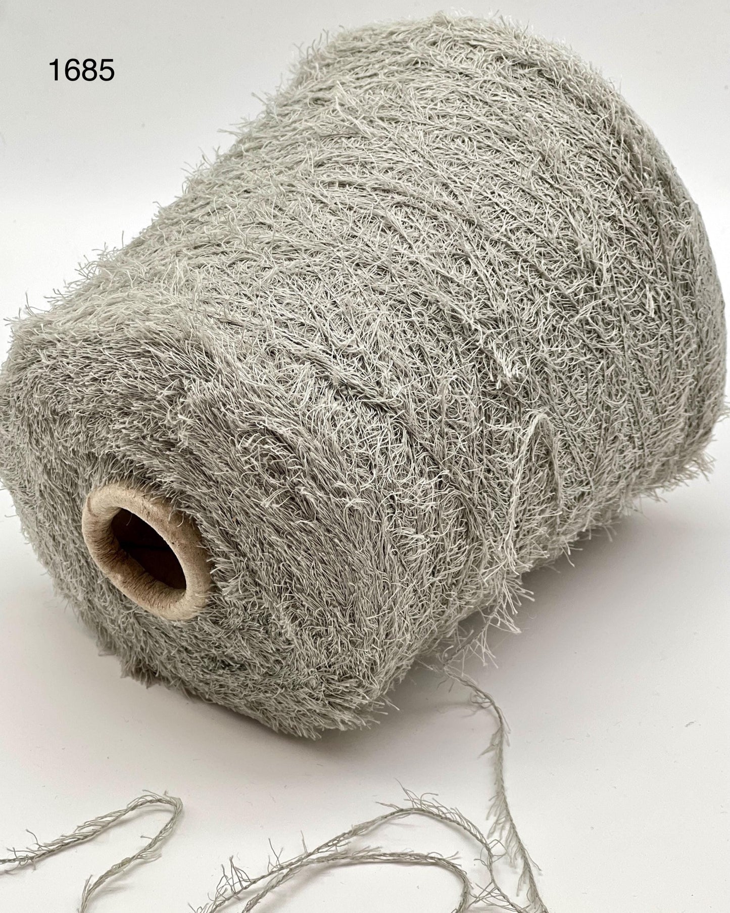 GRASS EYELASH Cotton Yarn, TAGLIATINO, Premium Italian Yarn by G&G Filati, Balls or Cones, Fingering  Weight: 410m/100g (448y/3.52oz)