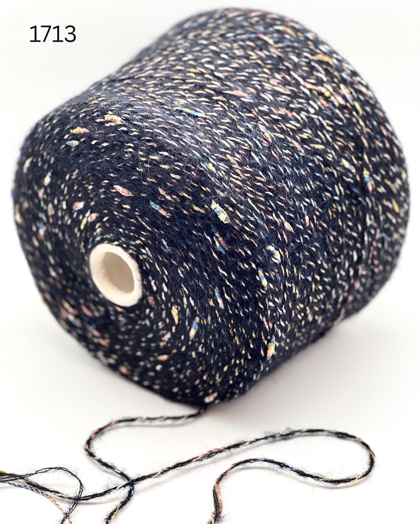 RiGo Taurus Italian baby alpaca boucle textured aran weight yarn in hand wound balls from iDOKNiT