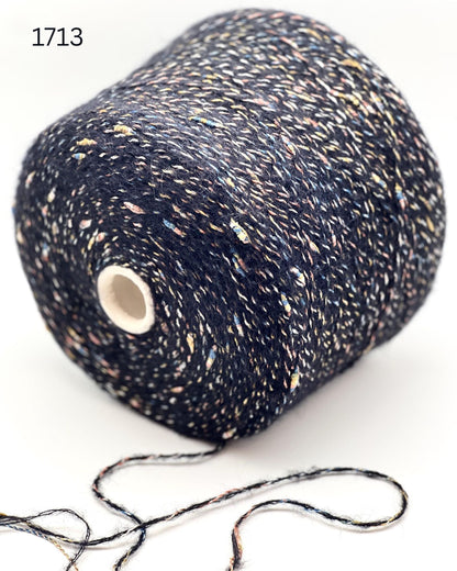 RiGo Taurus Italian baby alpaca boucle textured aran weight yarn in hand wound balls from iDOKNiT
