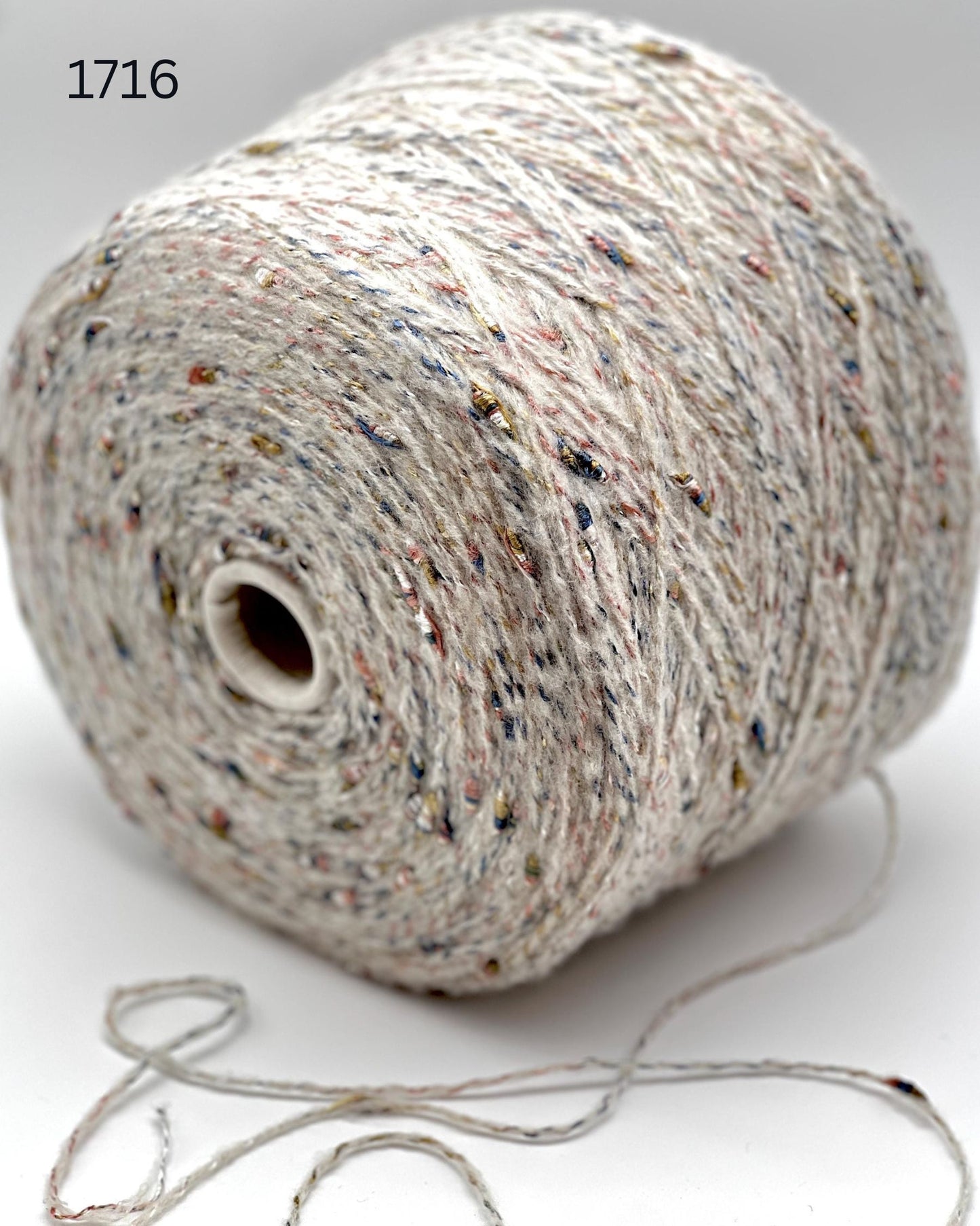 RiGo Taurus Italian baby alpaca boucle textured aran weight yarn in hand wound balls from iDOKNiT