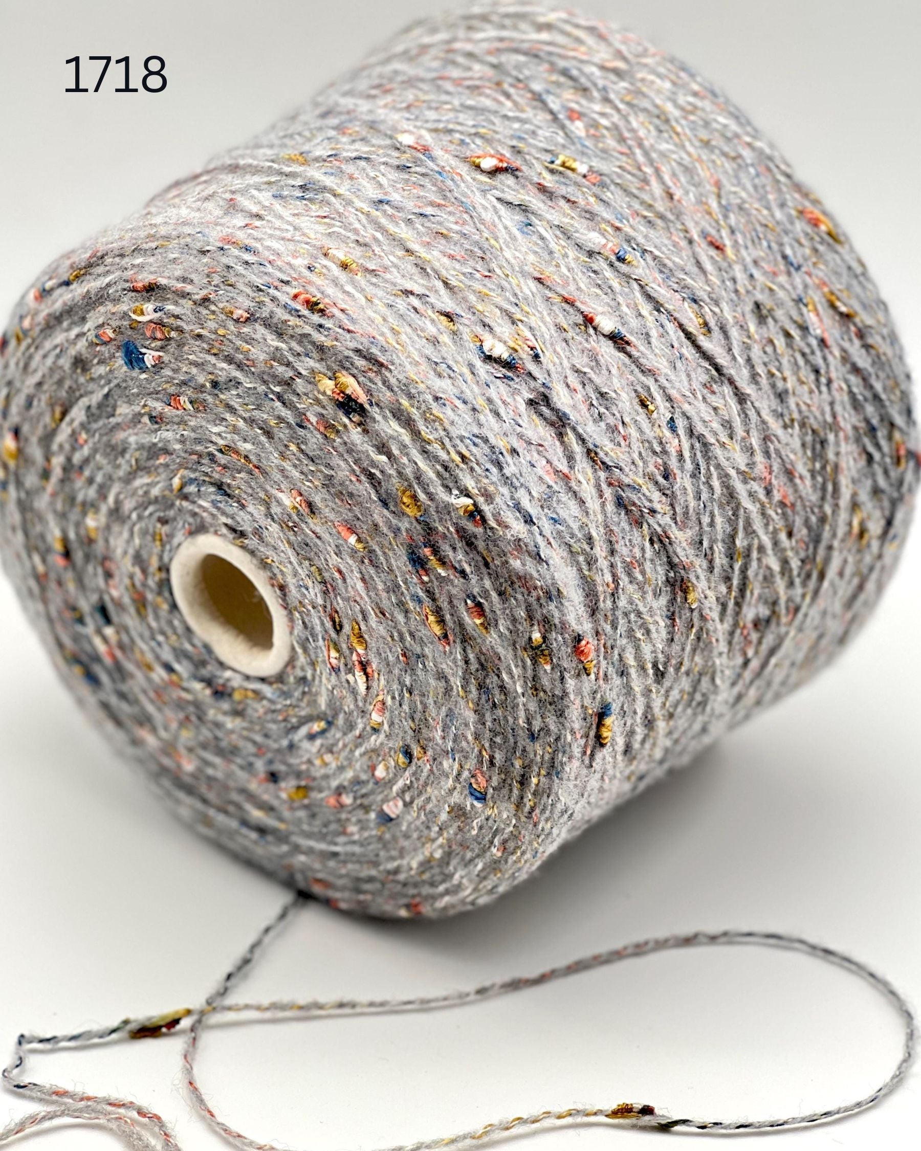 RiGo Taurus Italian baby alpaca boucle textured aran weight yarn in hand wound balls from iDOKNiT