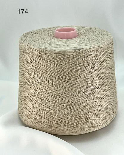 Zegna Baruffa MING 100% Italian bourette silk yarn in Nm 2/3000 extra-fine lace weight for luxury summer knitting at iDOKNiT.