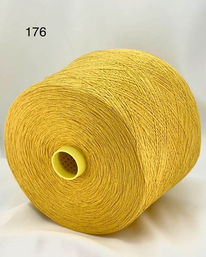 Zegna Baruffa MING 100% Italian bourette silk yarn in Nm 2/3000 extra-fine lace weight for luxury summer knitting at iDOKNiT.