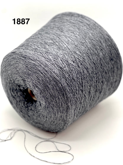 Cashmere Merino Yarn, TEN CASH, Luxury Italian Yarn by Ri.Go, Sold in Balls or on Cones, Lace Weight, 1400m/100g (1531y/3.52oz)