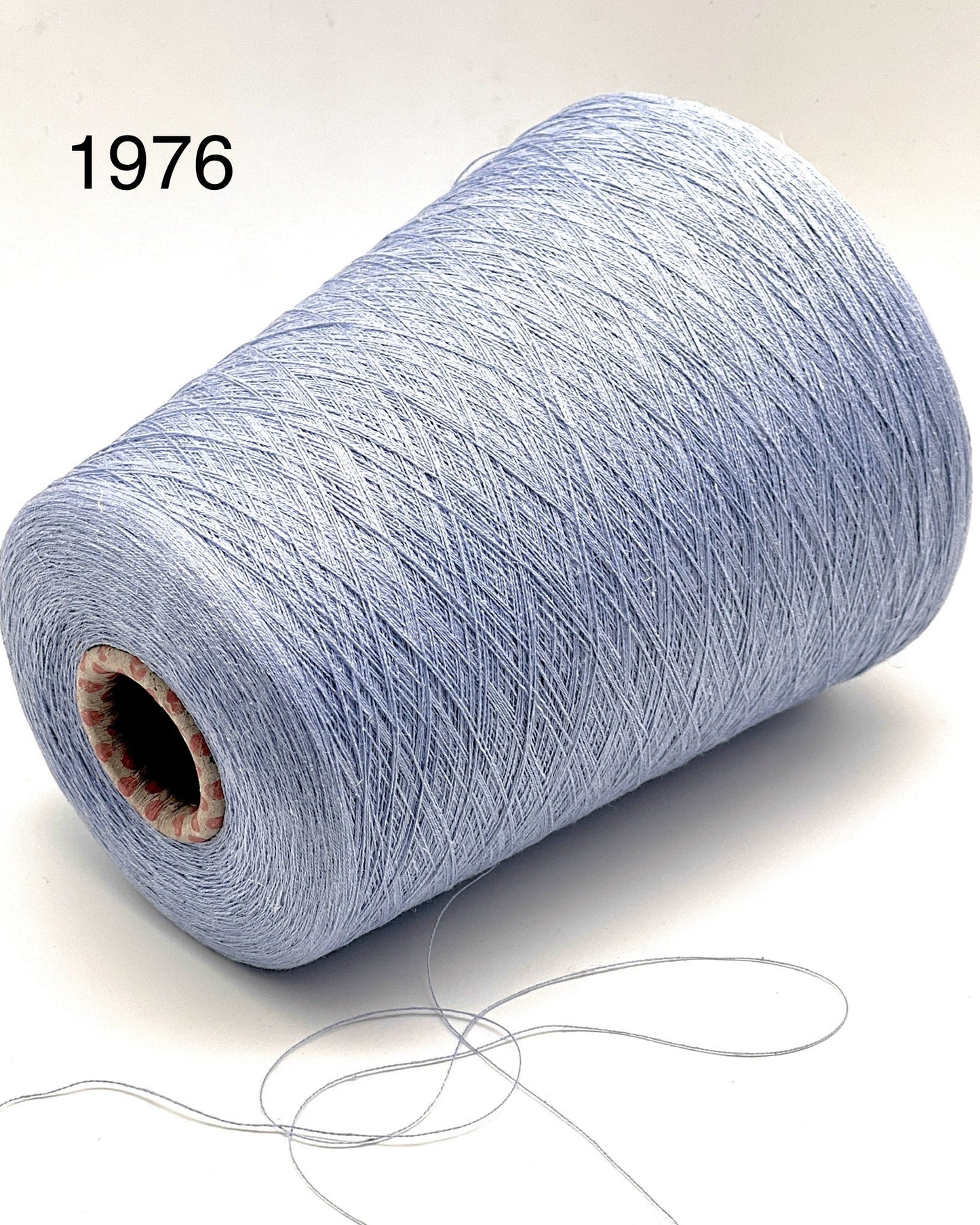 Servizi e Seta GANSHU luxury Italian yarn on cone, 55% mulberry silk and 45% linen blend, extra-fine lace weight for summer knitting and crochet at iDOKNiT.