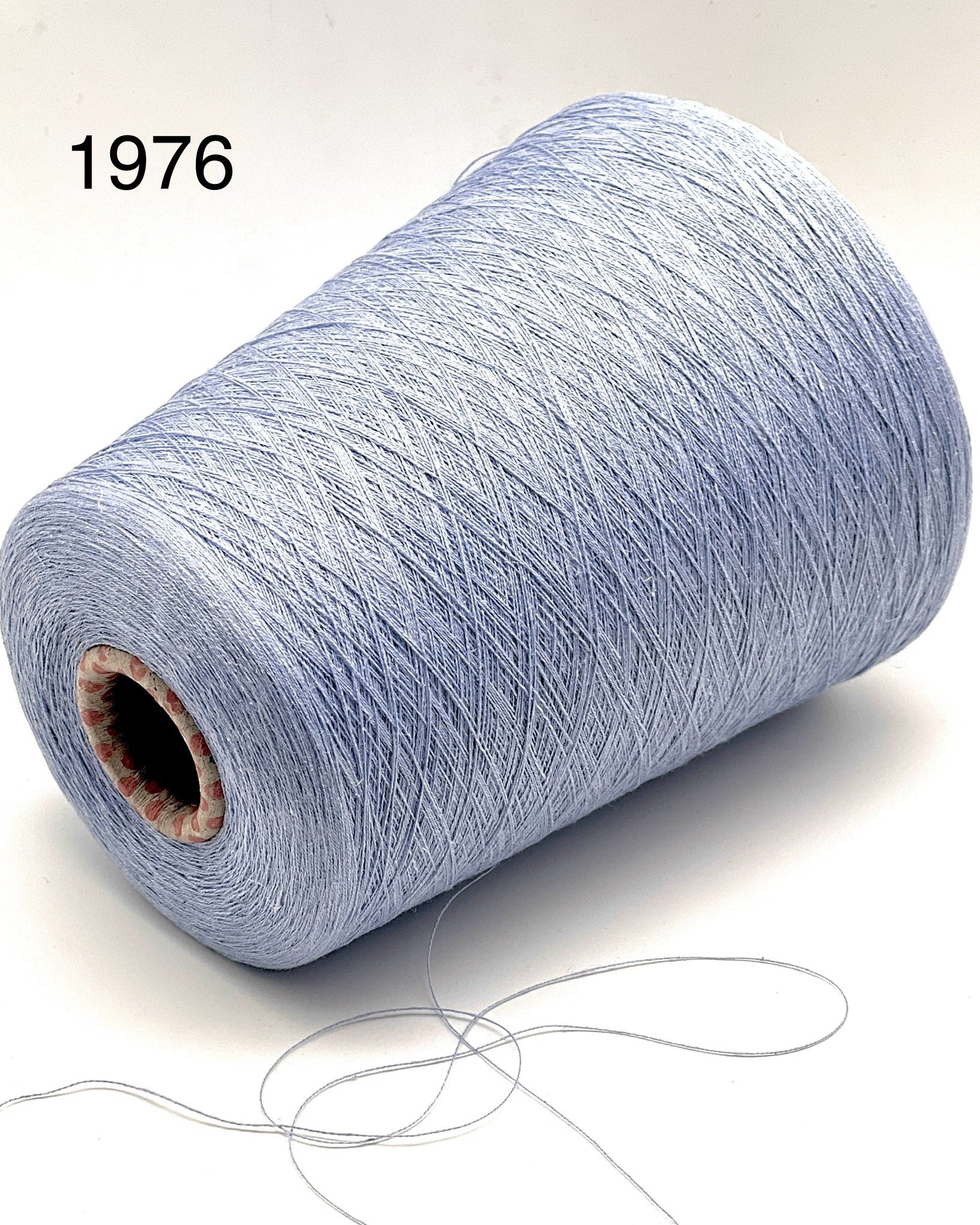 Servizi e Seta GANSHU luxury Italian yarn on cone, 55% mulberry silk and 45% linen blend, extra-fine lace weight for summer knitting and crochet at iDOKNiT.