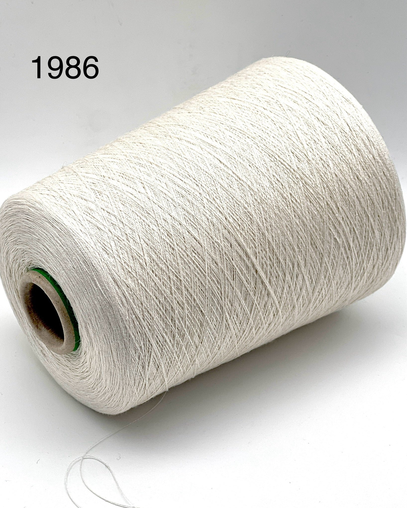 Servizi e Seta GANSHU luxury Italian yarn on cone, 55% mulberry silk and 45% linen blend, extra-fine lace weight for summer knitting and crochet at iDOKNiT.