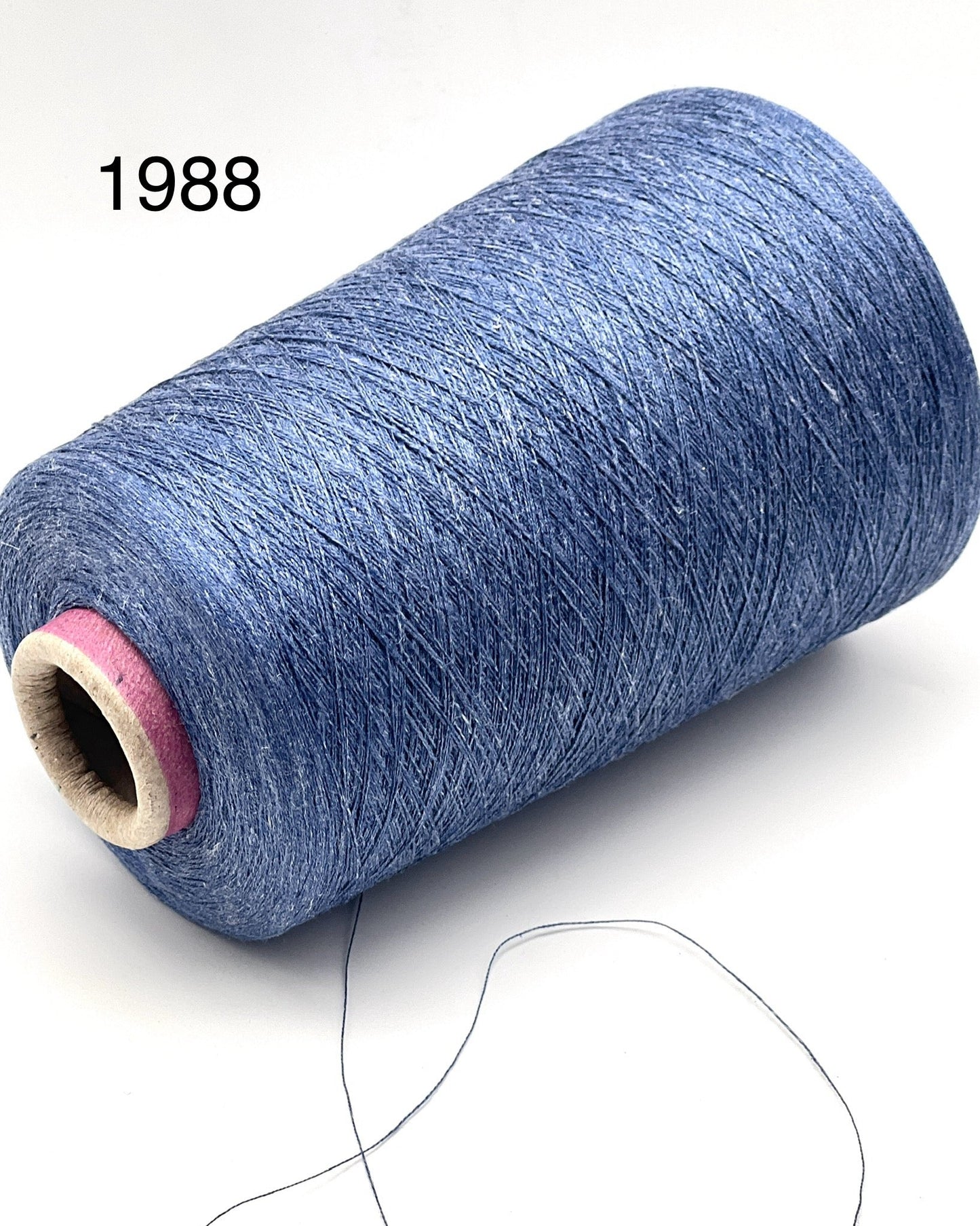 Servizi e Seta GANSHU luxury Italian yarn on cone, 55% mulberry silk and 45% linen blend, extra-fine lace weight for summer knitting and crochet at iDOKNiT.