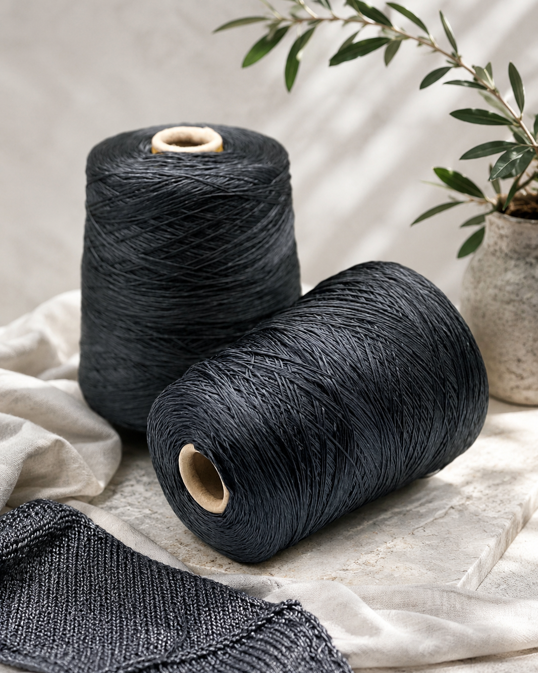 Loro Piana Exodus 100% mulberry silk lace weight yarn on original cone from iDOKNiT