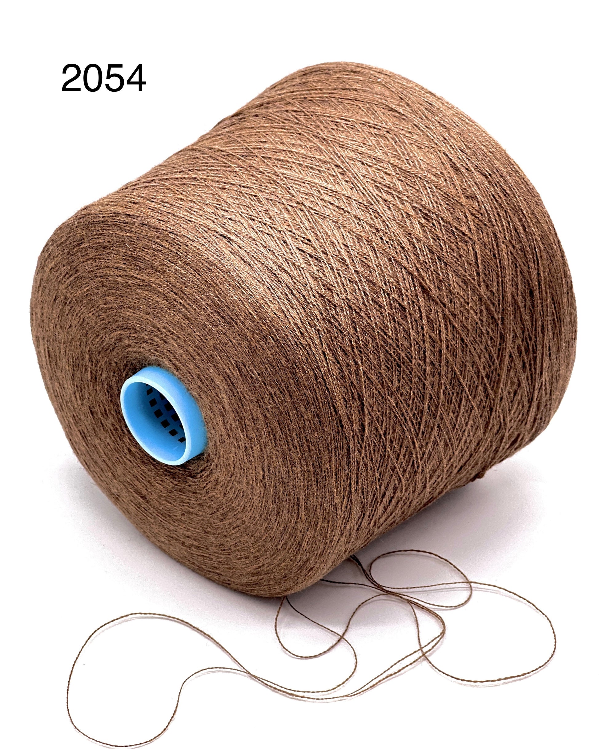 Premium extra-fine Italian merino lace weight yarn by Zegna Baruffa, available in a variety of solid and melange tones on cones, professionally curated for the luxury hand-knit and machine-knit collection at iDOKNiT.