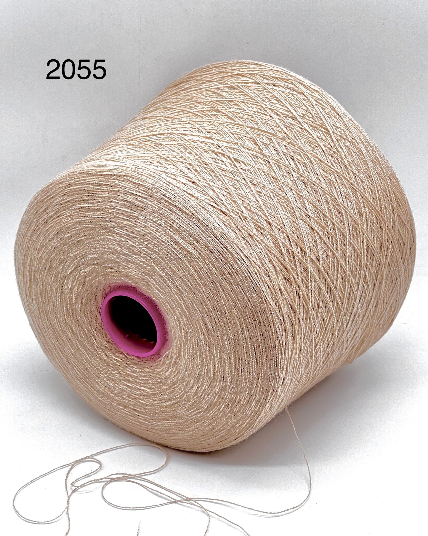 Premium extra-fine Italian merino lace weight yarn by Zegna Baruffa, available in a variety of solid and melange tones on cones, professionally curated for the luxury hand-knit and machine-knit collection at iDOKNiT.