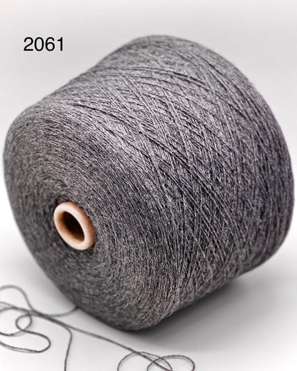 Luxury iDOKNiT Filitaly Lab PEPITA yarn featuring a delicate 75% Baby Alpaca and 25% Polyamide lace weight blend in Nm 2/14000 for high-end Italian knitwear.