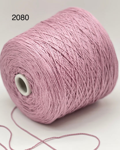 Elite iDOKNiT luxury cotton yarn, SCIROCCO by RiGo Italy. 100% mercerized cotton DK weight, Nm 2/5000. Authentic Italian-made high-sheen yarn curated by iDOKNiT for professional knitting.