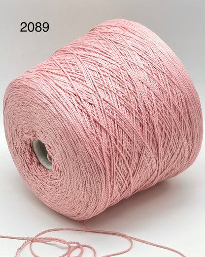 Elite iDOKNiT luxury cotton yarn, SCIROCCO by RiGo Italy. 100% mercerized cotton DK weight, Nm 2/5000. Authentic Italian-made high-sheen yarn curated by iDOKNiT for professional knitting.