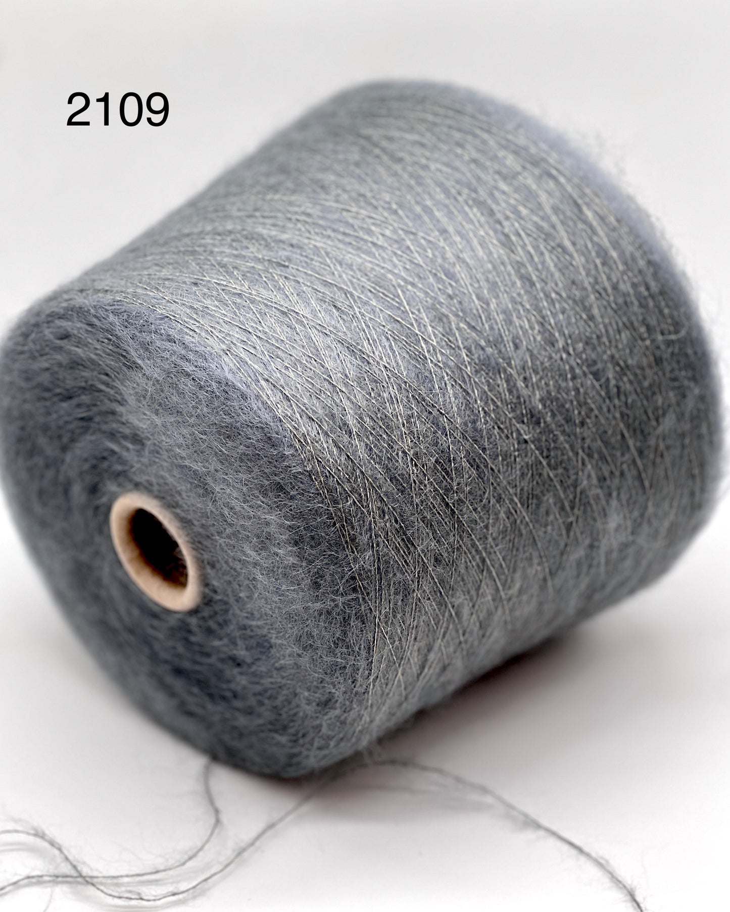 Elite iDOKNiT luxury lace weight yarn, AURORA by Filcom Italy. 70% super kid mohair and 30% silk blend, Nm 8500. Authentic Italian-made fluffy yarn with a dreamy halo and elegant silk core curated by iDOKNiT for professional knitting