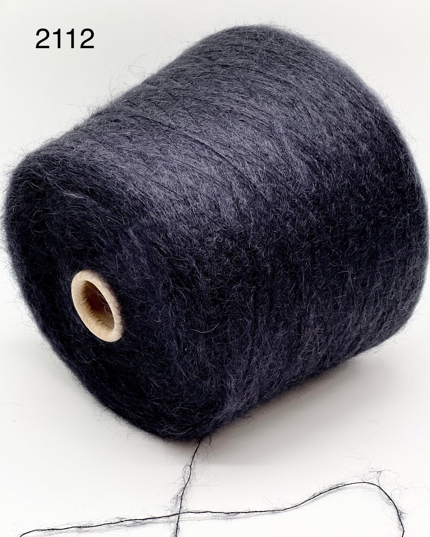 Elite iDOKNiT luxury lace weight yarn, AURORA by Filcom Italy. 70% super kid mohair and 30% silk blend, Nm 8500. Authentic Italian-made fluffy yarn with a dreamy halo and elegant silk core curated by iDOKNiT for professional knitting