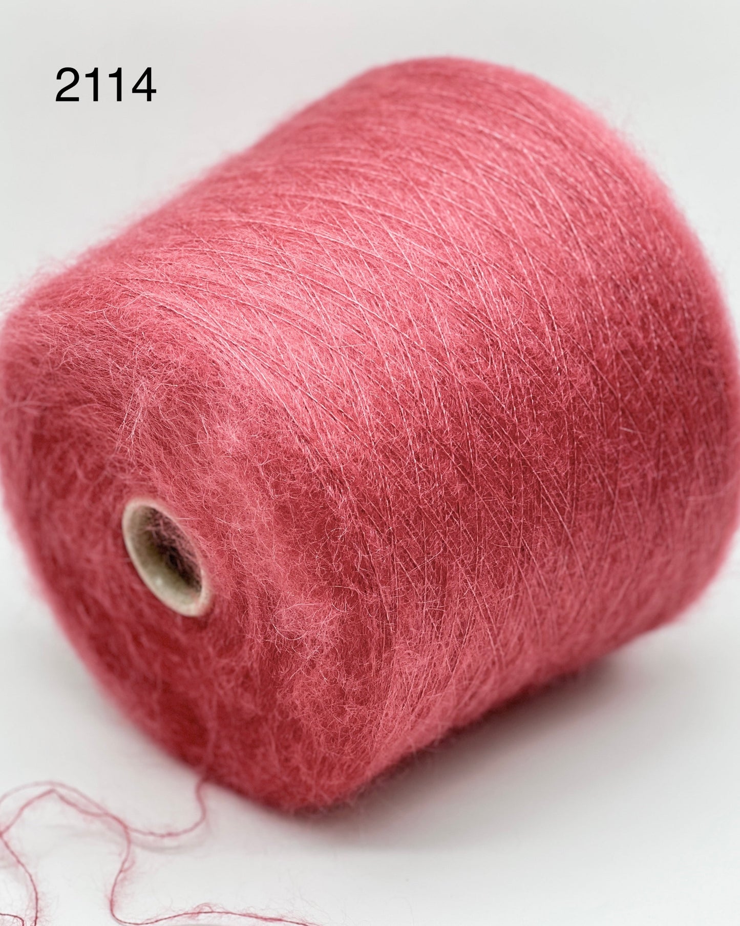 Elite iDOKNiT luxury lace weight yarn, AURORA by Filcom Italy. 70% super kid mohair and 30% silk blend, Nm 8500. Authentic Italian-made fluffy yarn with a dreamy halo and elegant silk core curated by iDOKNiT for professional knitting