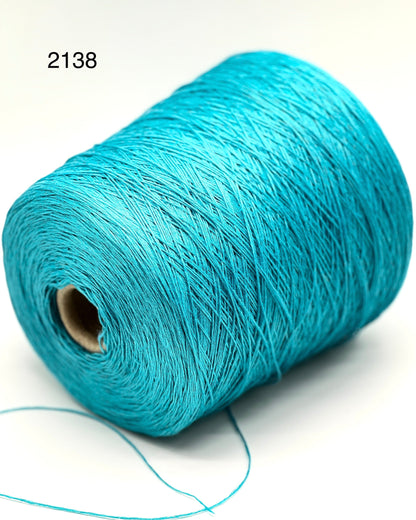 Elite iDOKNiT lace weight yarn, 100% Pure LINEN by STORAI Italy. High-quality plant fiber with a rustic texture and elegant sheen, 450-490m/100g. Authentic Italian-made summer yarn curated by iDOKNiT for breathable, durable garments that soften beautifully over time.