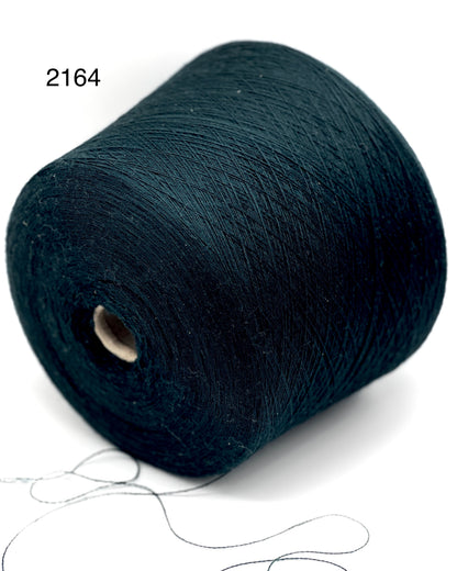 Elite iDOKNiT lace weight yarn, HARMONY by Tollegno 1900 (Lana Gatto) Italy. 100% Extra Fine Merino wool, Nm 2/30, offering an incredible 1500m per 100g. Authentic Italian-made luxury yarn curated by iDOKNiT in a wide palette of sophisticated shades, from 2155 Medium Grey to 2167 Anthracite, for professional-grade lace knitting.