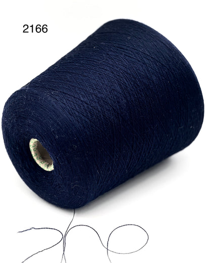 Elite iDOKNiT lace weight yarn, HARMONY by Tollegno 1900 (Lana Gatto) Italy. 100% Extra Fine Merino wool, Nm 2/30, offering an incredible 1500m per 100g. Authentic Italian-made luxury yarn curated by iDOKNiT in a wide palette of sophisticated shades, from 2155 Medium Grey to 2167 Anthracite, for professional-grade lace knitting.