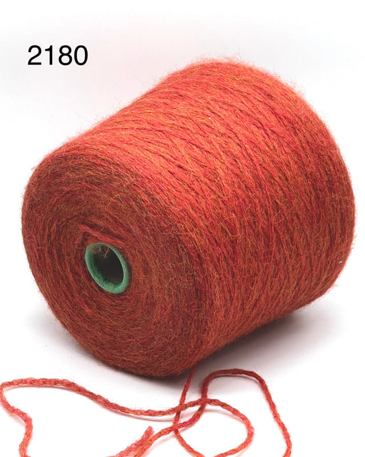 Exclusive iDOKNiT sport weight yarn, CATENA RIBE by Di.Ve Italy. High-end blend of 63% superfine alpaca and 37% polyamide featuring a modern chainette (chain-cable) structure, providing 300m per 100g. Authentic Italian-made luxury fiber curated by iDOKNiT for lightweight, halo-soft knitwear with excellent thermal properties and durability.