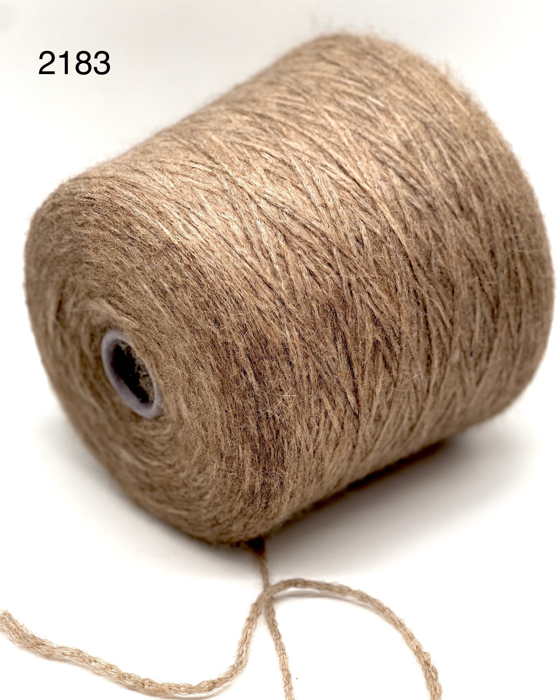 Exclusive iDOKNiT sport weight yarn, CATENA RIBE by Di.Ve Italy. High-end blend of 63% superfine alpaca and 37% polyamide featuring a modern chainette (chain-cable) structure, providing 300m per 100g. Authentic Italian-made luxury fiber curated by iDOKNiT for lightweight, halo-soft knitwear with excellent thermal properties and durability.