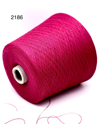 Exclusive iDOKNiT lace weight yarn, LAVINIA by Filati Power Italy. 70% extrafine merino and 30% cashmere blend in an Nm 2/28 count, providing 1400m per 100g. Authentic Italian-made luxury fiber curated by iDOKNiT for delicate, ultra-soft garments.