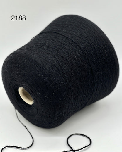 Exclusive iDOKNiT lace weight yarn, GLICINE by Filati Naturali Italy. 59% merino and 25% cashmere blend with a unique elastic chainette (chain-cable) structure, providing 650m per 100g. Authentic Italian-made luxury fiber curated by iDOKNiT for stretchy, resilient, and ultra-soft knitwear that maintains its shape beautifully.