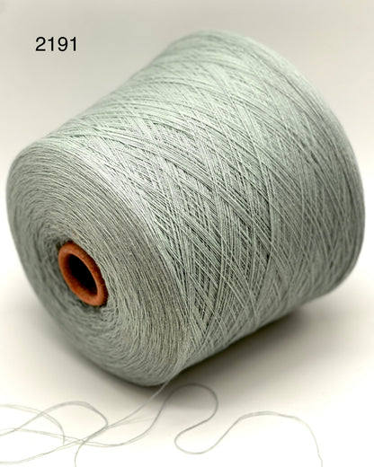 Exclusive iDOKNiT lace weight yarn, LAVINIA by Filati Power Italy. 70% extrafine merino and 30% cashmere blend in an Nm 2/28 count, providing 1400m per 100g. Authentic Italian-made luxury fiber curated by iDOKNiT for delicate, ultra-soft garments.