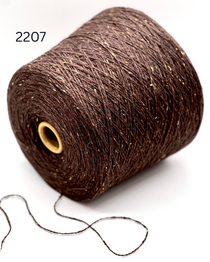 FILCOM TIBET TWEED 50% yak and 50% silk luxury Italian tweed yarn in a fine fingering weight for high-end knitting at iDOKNiT.