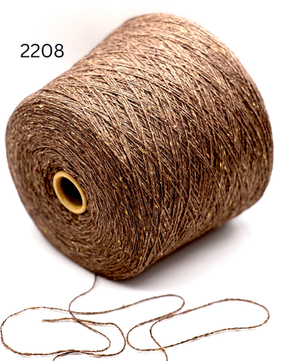 FILCOM TIBET TWEED 50% yak and 50% silk luxury Italian tweed yarn in a fine fingering weight for high-end knitting at iDOKNiT.