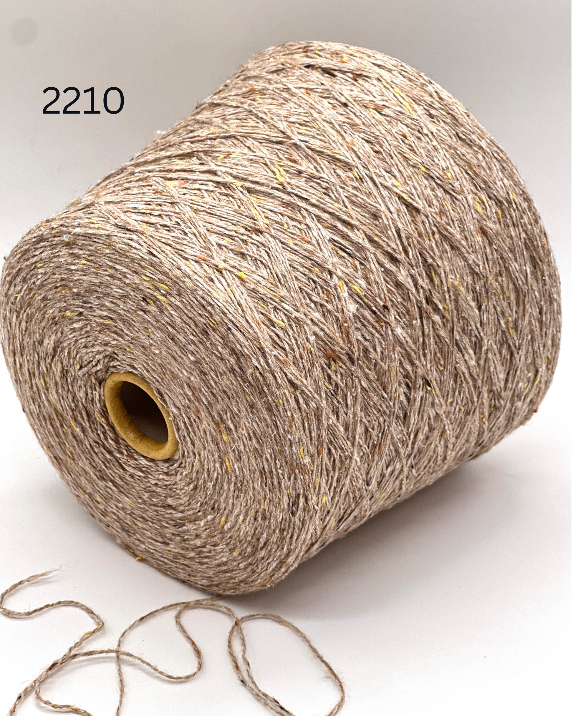 FILCOM TIBET TWEED 50% yak and 50% silk luxury Italian tweed yarn in a fine fingering weight for high-end knitting at iDOKNiT.