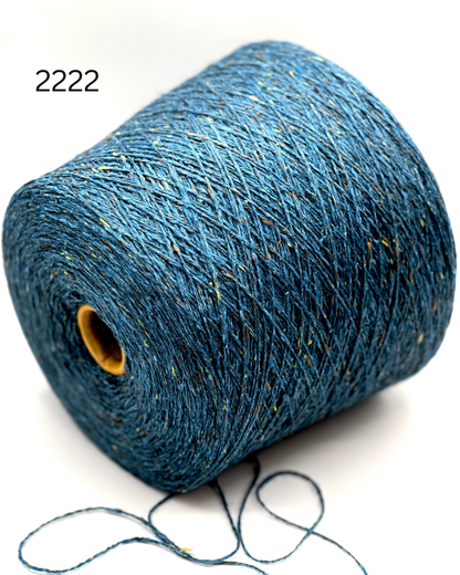 FILCOM TIBET TWEED 50% yak and 50% silk luxury Italian tweed yarn in a fine fingering weight for high-end knitting at iDOKNiT.