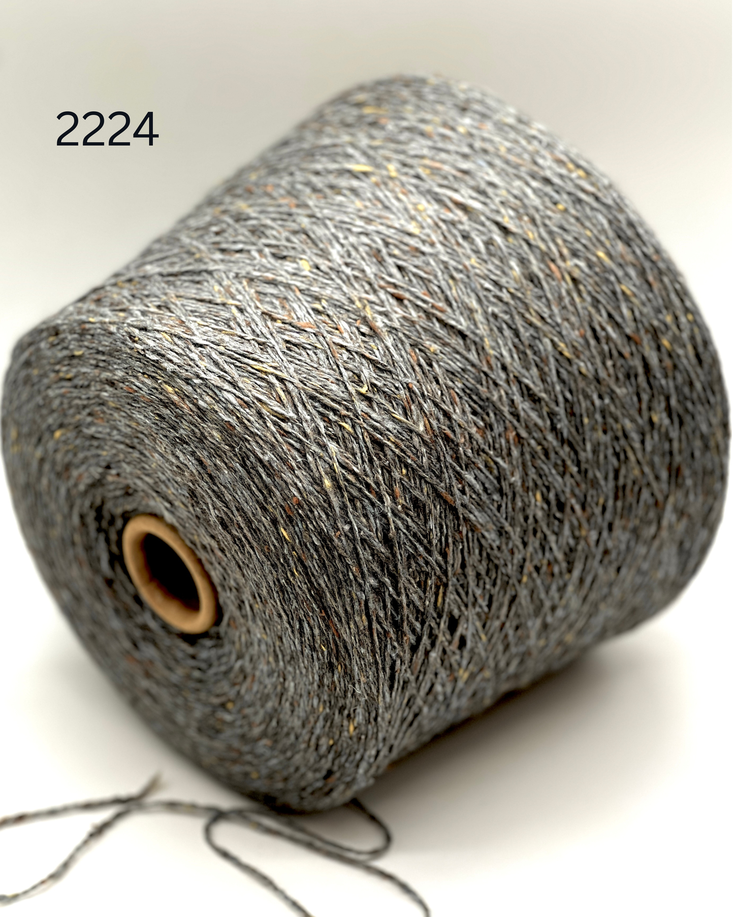 FILCOM TIBET TWEED 50% yak and 50% silk luxury Italian tweed yarn in a fine fingering weight for high-end knitting at iDOKNiT.