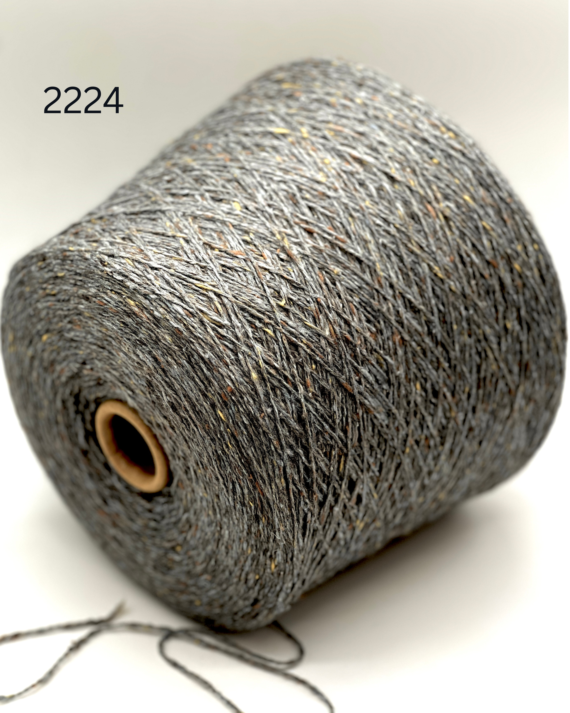 FILCOM TIBET TWEED 50% yak and 50% silk luxury Italian tweed yarn in a fine fingering weight for high-end knitting at iDOKNiT.