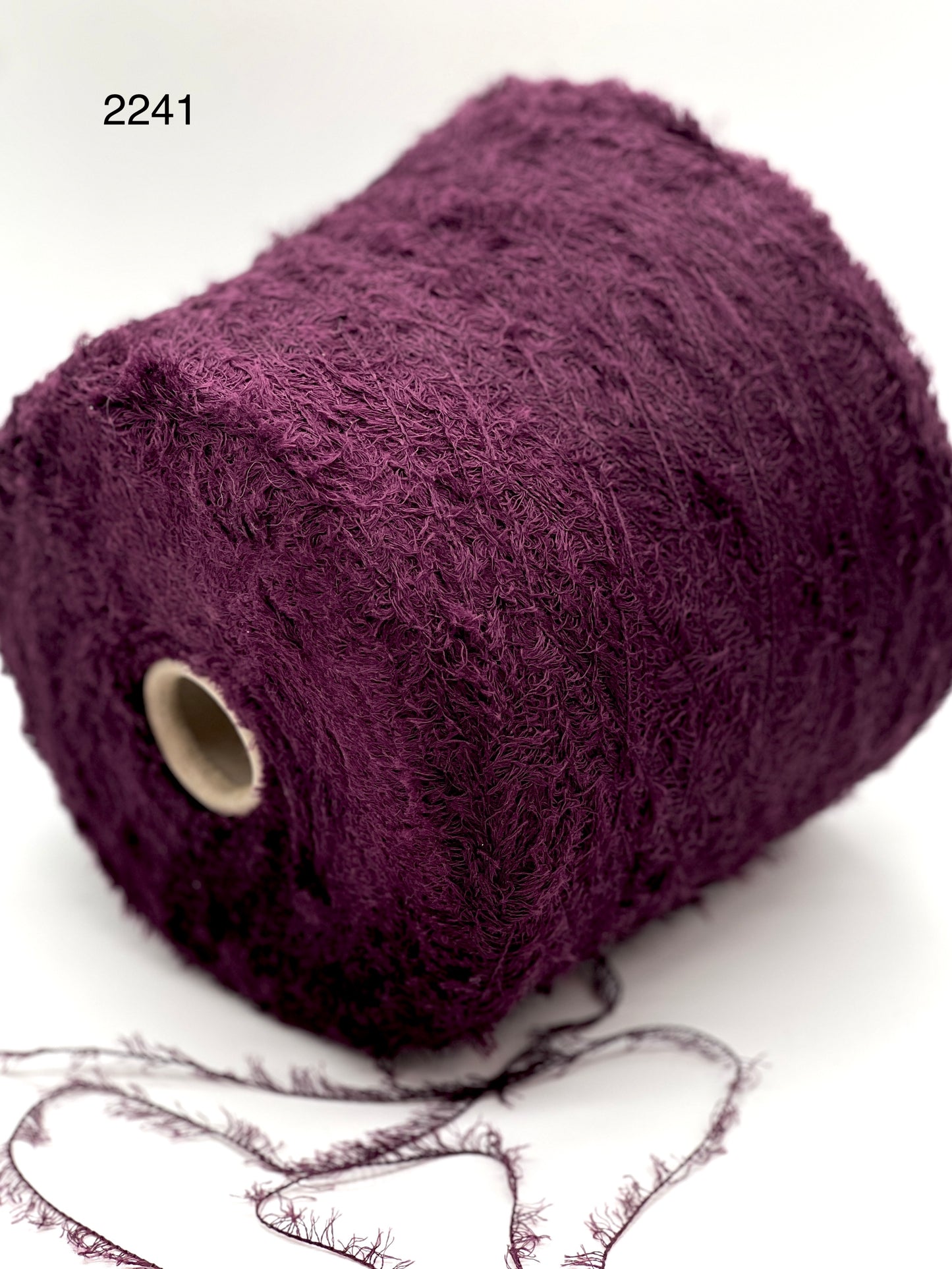 GRASS EYELASH Cotton Yarn, TAGLIATINO, Premium Italian Yarn by G&G Filati, Balls or Cones, Fingering  Weight: 410m/100g (448y/3.52oz)
