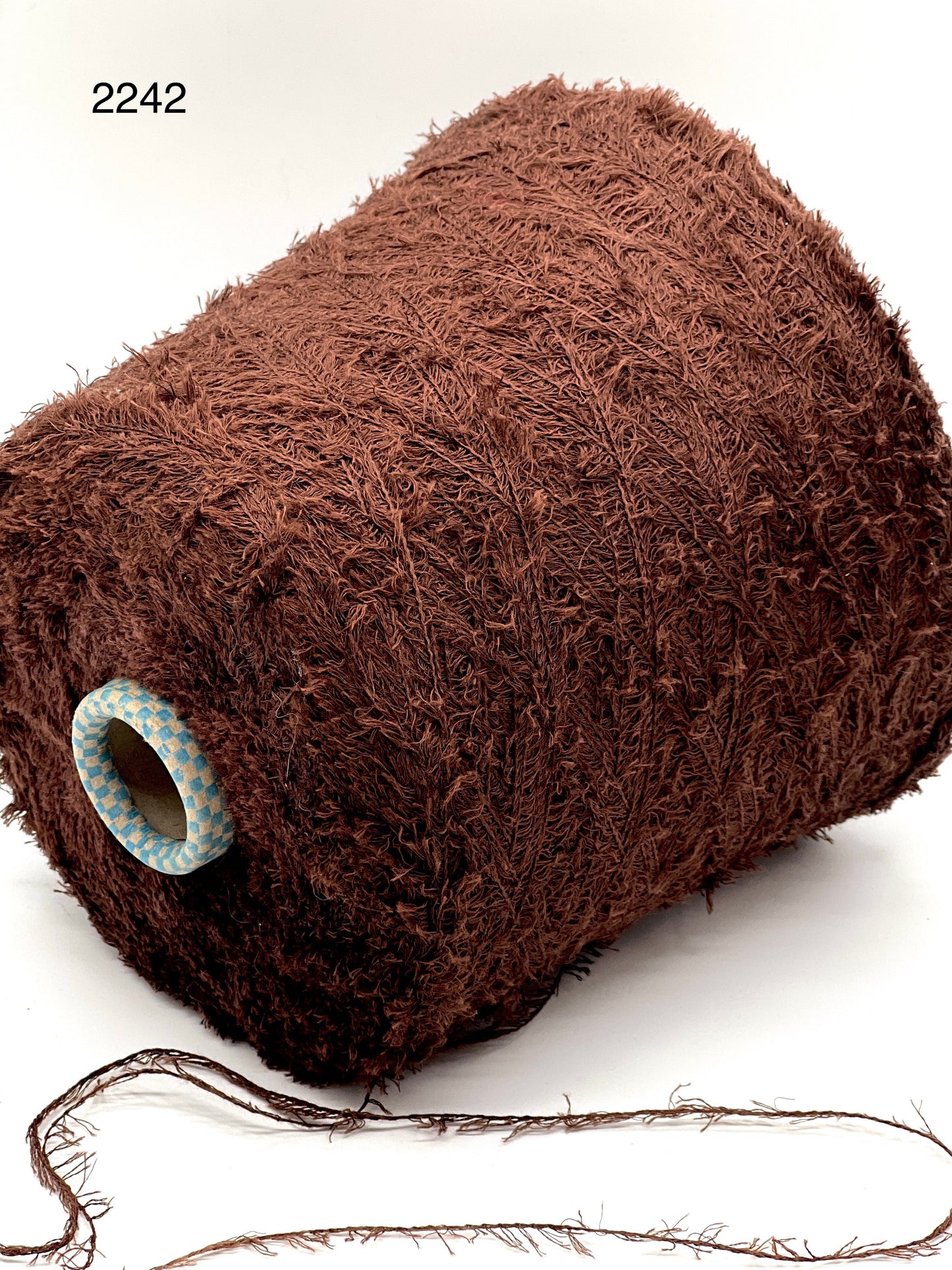 GRASS EYELASH Cotton Yarn, TAGLIATINO, Premium Italian Yarn by G&G Filati, Balls or Cones, Fingering  Weight: 410m/100g (448y/3.52oz)