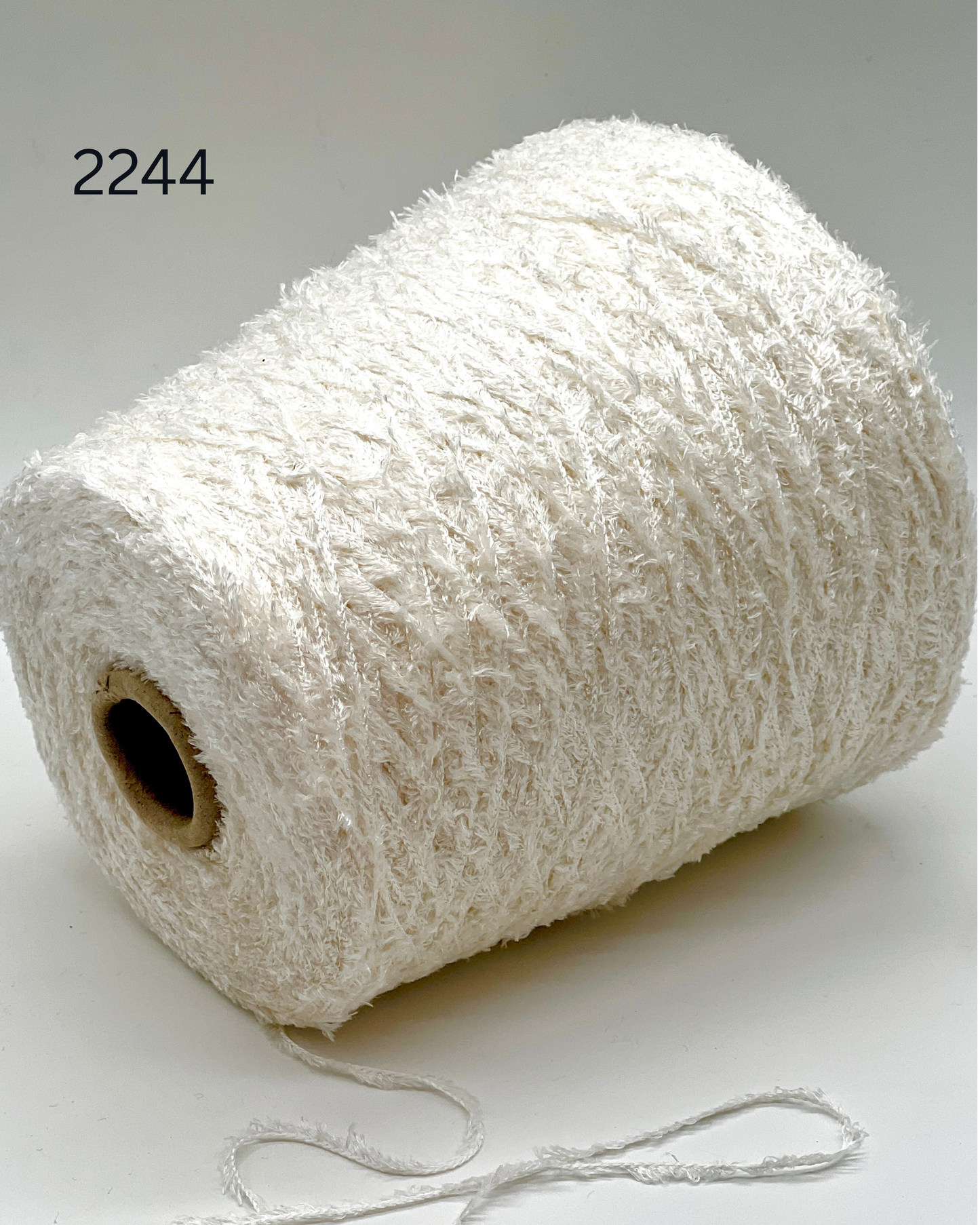 Hasegawa FRUIT ZEN VER luxury silk and cotton Japanese sport weight yarn with a grass-like eyelash texture for modern summer knitting at iDOKNiT.