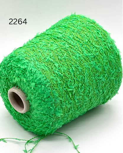 DOREEN yarn showing corrugated cotton and polyamide construction