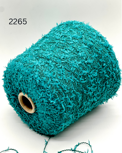 DOREEN yarn showing corrugated cotton and polyamide construction