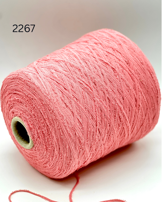 Lineapiù SAIA cotton blend novelty yarn with flake bow structure