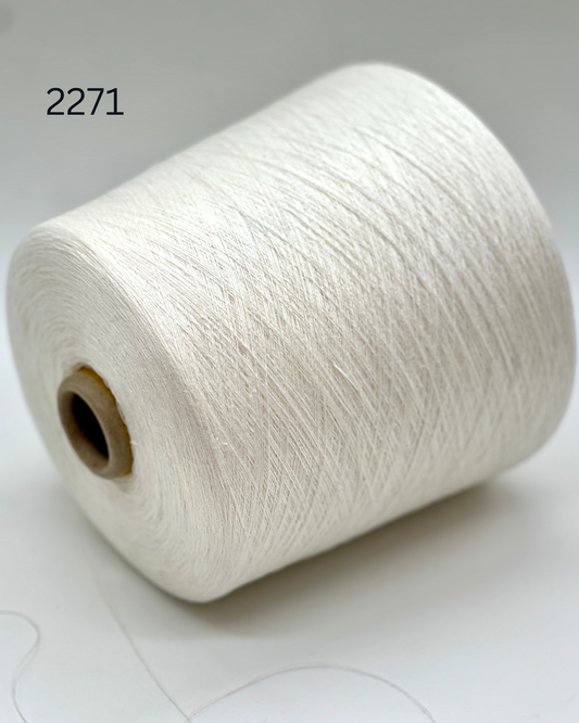 Loro Piana linen yarn cone for weaving and machine knitting
