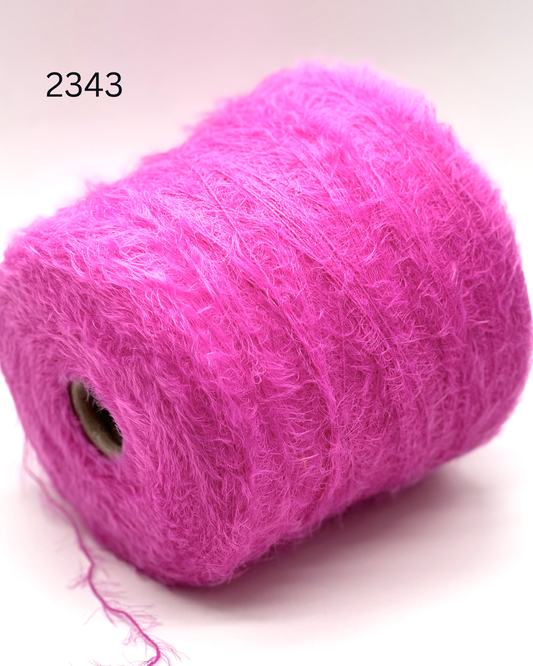 Luxury Italian fluffy stretch yarn with Swan’s Down texture
Soft stretchy lace yarn for ribbing socks and knitwear
Italian fluffy polyamide yarn close up showing airy texture
Stretchy Swan’s Down yarn for companion knitting projects
Lightweight fluffy Italian lace yarn for modern knitwear