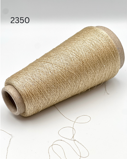 Luxury Italian paillettes lurex yarn by VIMAR 1991
Chanel-style fashion yarn with viscose and paillettes
Extra-fine Italian companion yarn with elegant sparkle
Luxury couture yarn for weaving and knitwear
Soft viscose paillettes yarn on original cone