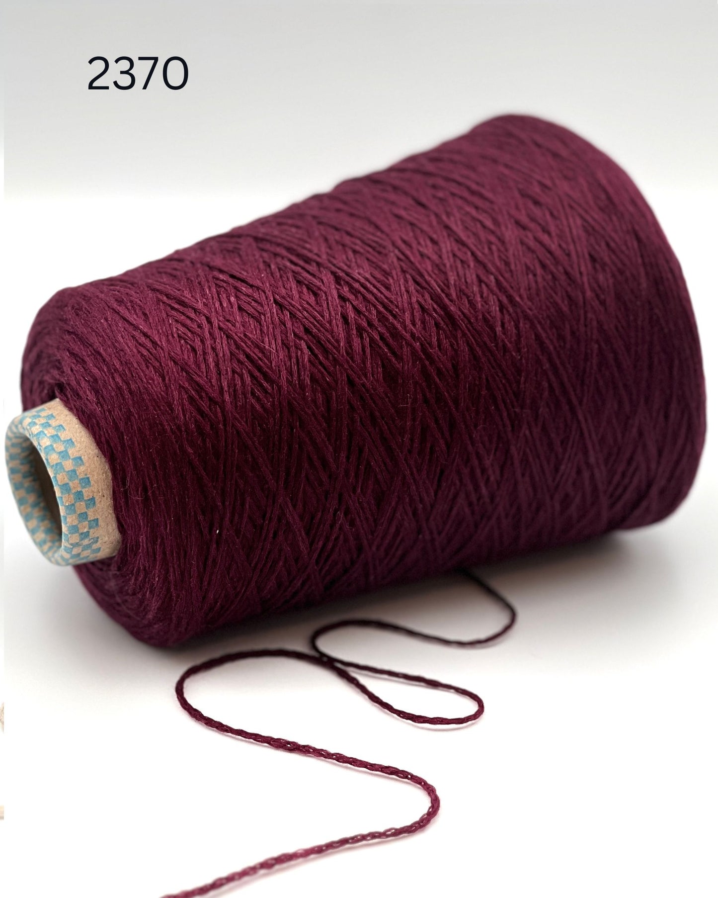 CARIAGGI PIUMINO 100% cashmere chain yarn on original cone, rare Italian cashmere chainette yarn that blooms after washing