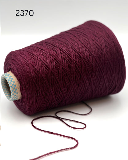 CARIAGGI PIUMINO 100% cashmere chain yarn on original cone, rare Italian cashmere chainette yarn that blooms after washing