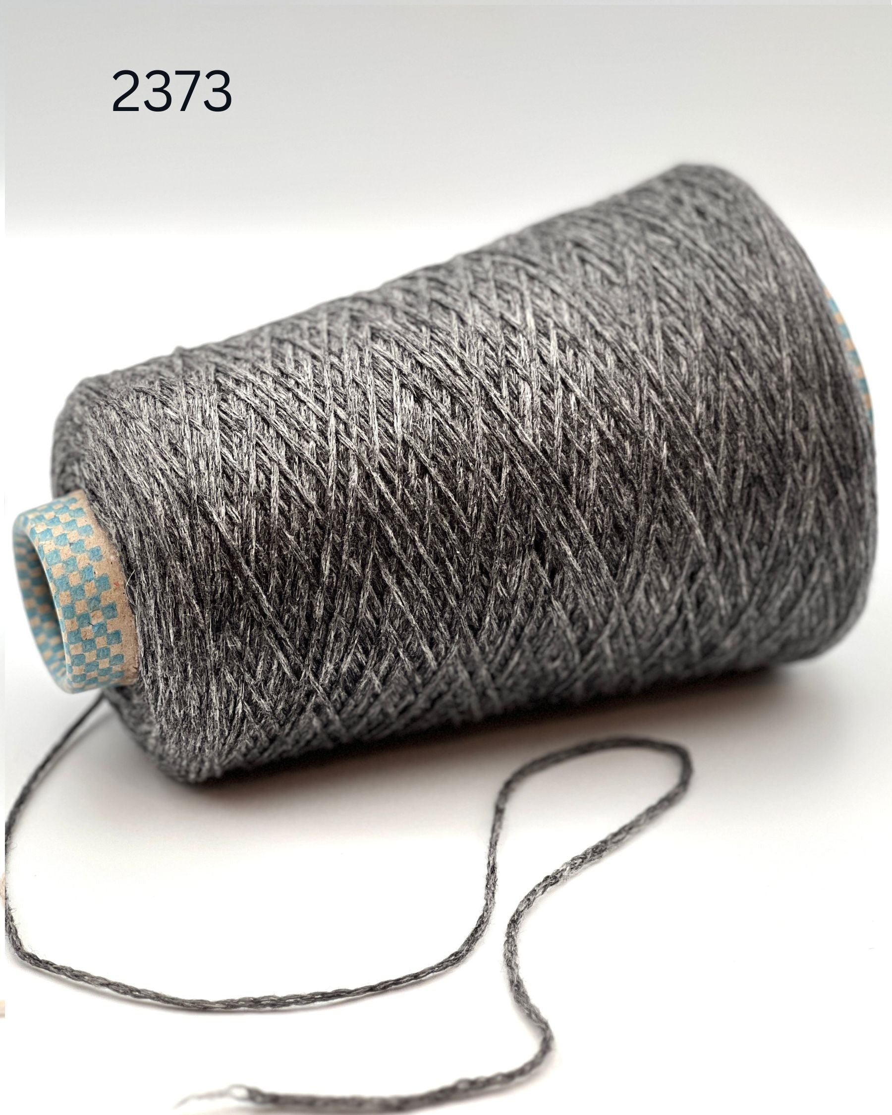 CARIAGGI PIUMINO 100% cashmere chain yarn on original cone, rare Italian cashmere chainette yarn that blooms after washing