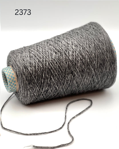 CARIAGGI PIUMINO 100% cashmere chain yarn on original cone, rare Italian cashmere chainette yarn that blooms after washing